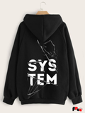 Black Hoodie (System Crack Design)