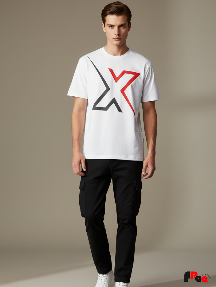 Unisex White Lightning X Graphic T-Shirt – Premium Cotton Streetwear Tee for Men & Women