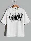 VENOM Graphic Oversized T-Shirt – White