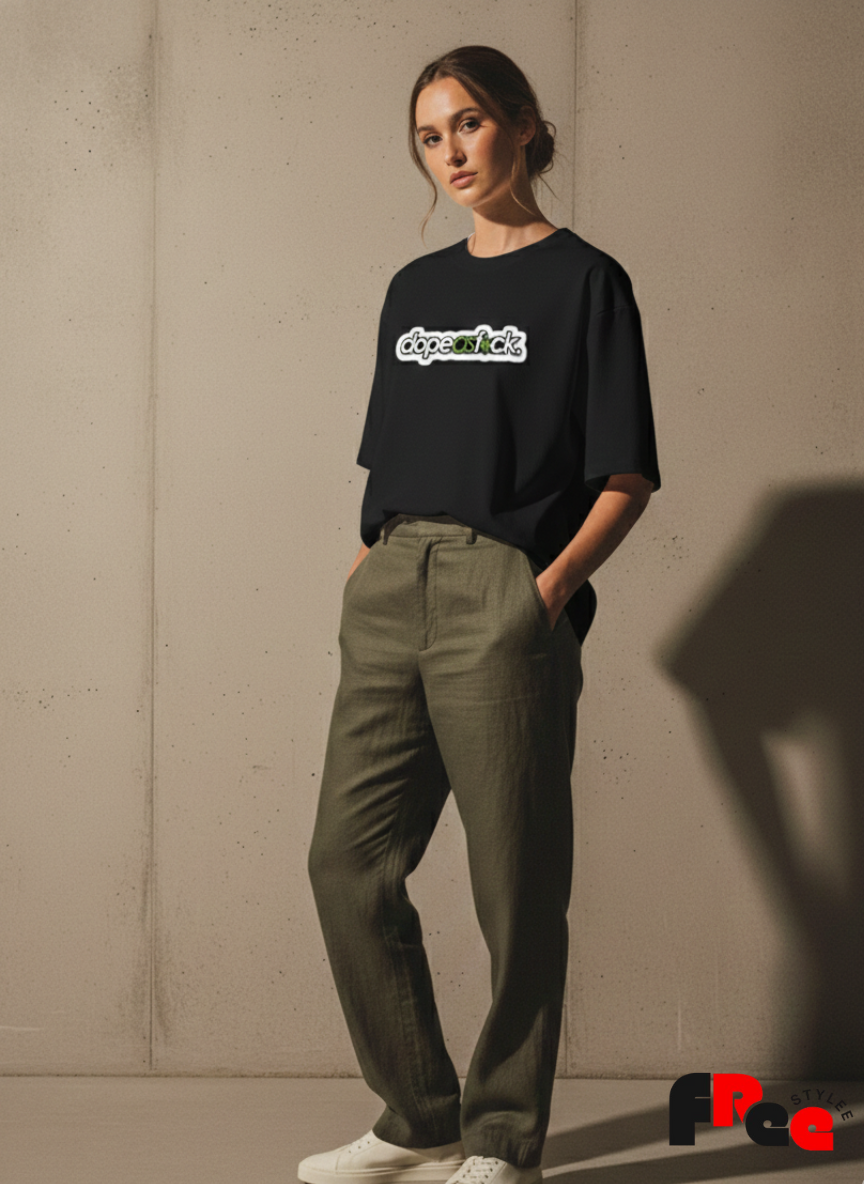 Dope As F*ck Black Graphic T-Shirt | Bold Streetwear Statement Tee