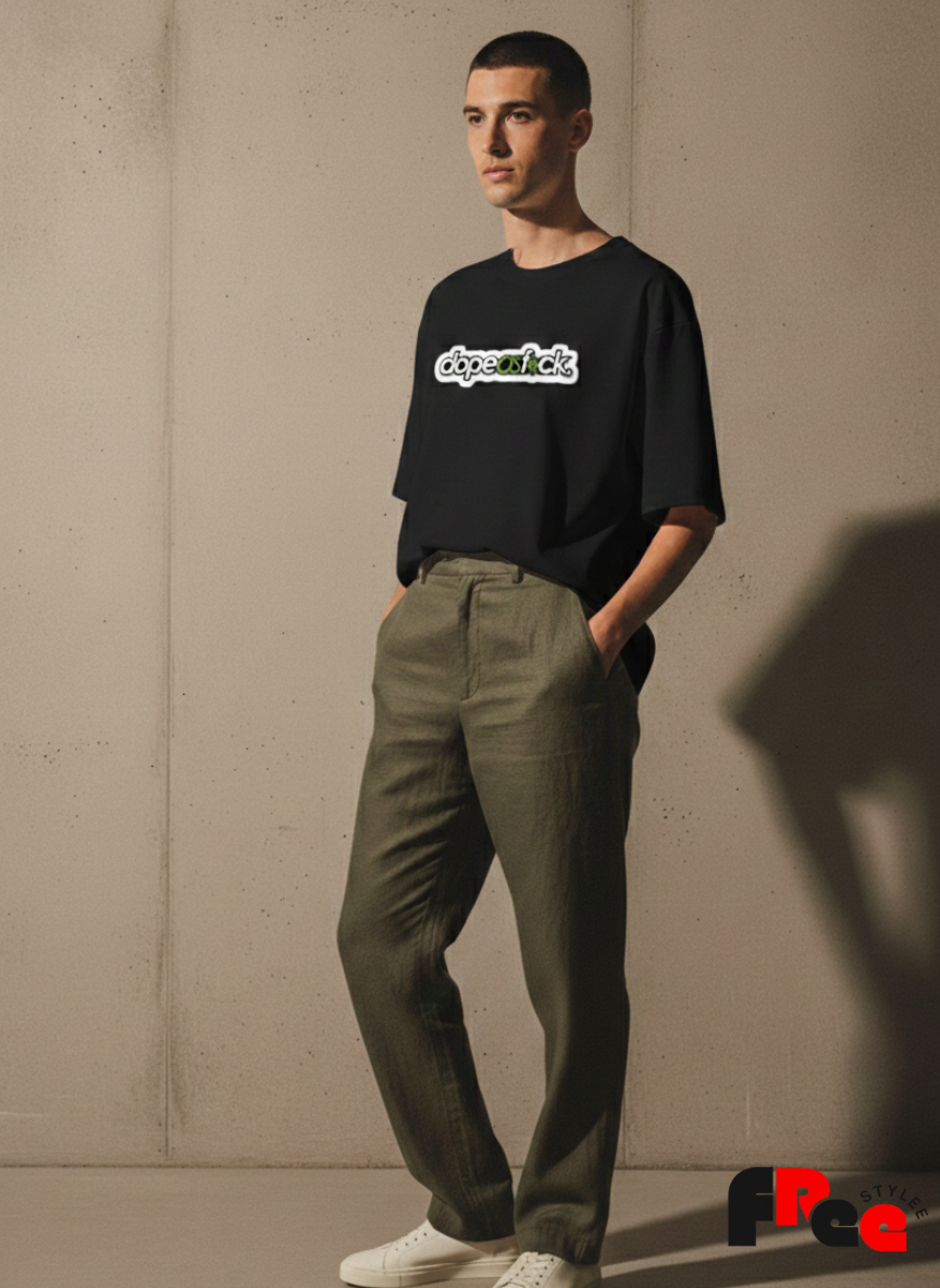 Dope As F*ck Black Graphic T-Shirt | Bold Streetwear Statement Tee